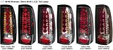 APCW L.E.D. TAILLIGHTS CHEVROLET SILVERADO 1999-2006