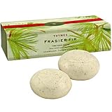 Thymes Two Bar Soap Set, Frasier Fir, 3.5-Ounce Bars
