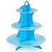 Pudgy Pedro's Blue 3 Tier Cupcake Stand Party Supplies (Polka Dot), 14 x 12
