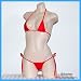 Apparel : Sexy Micro Thong Bikini by BIKINIMO SWIMWEAR (Candy Apple Red)