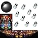 PA 10PCS #1893 #44 #47 #756 #1847 BA9S 1SMD LED Wedge Pinball Machine Light Bulb White-6.3V