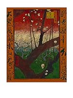 Especial Arte Lienzo Bloeiende pruimenboomgaard Multicolor