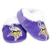 Minnesota Vikings Baby Bootie Slipper - Purple (XL)