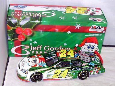 1:24 ACTION 2006 #24 JEFF GORDON FOUNDATION SAM BASS HOLIDAY CHRISTMAS CAR