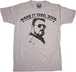 The Big Lebowski Mark It Zero, Dude Gray T-Shirt Tee