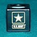 Billiard Pool Cue Chalk Holder - Army