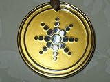 Scalar Energy Wonders Pendant Rare Design with Gold Cover GP Chain By Scalar Energy Wonders