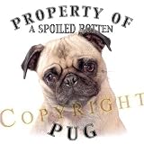 Pug Mousepad Dog Mouse Pad Property Of