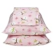 Circo Pink Snowman Sheet Set - Twin