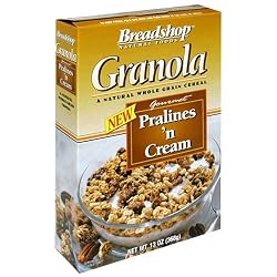 Breadshop's Granola Cereal, Pralines 'N Cream, 13-Ounce Boxes (Pack of 6)