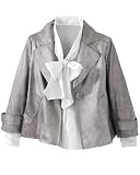 Review   / Pearlized leather jacket