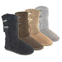 Bearpaw Womens Cable Knit Boot
