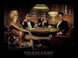 Four Of A Kind Art Print Poster By Chris Consani, 32  x 24 
