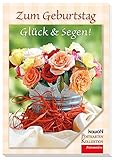 Image de Zum Geburtstag Glück & Segen: Kawohl-Postkarten-Buch