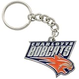 Charlotte Bobcats Pewter Primary Logo Keychain