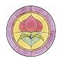 Easy Victorian Florals Stained Glass Pattern Book (Dover Pictorial Archive)