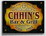 Chhin's Bar & Grill 14'' x 11'' Collectible Stretched Canvas