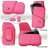 Horizontal/Vertical PINK Premium Pouch Style 01 Size C Universal For Samsung, Motorola(105*57*20 MM)