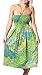 One-size-fits-most Tube Dress/Coverup with Peacock Print (many colors)
