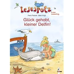 Lesespatz. Gl�ck gehabt, kleiner Delfin!