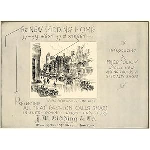 1924 Ad J. M. Gidding Specialty Fashion Retail Store New Location New York - Original Print Ad