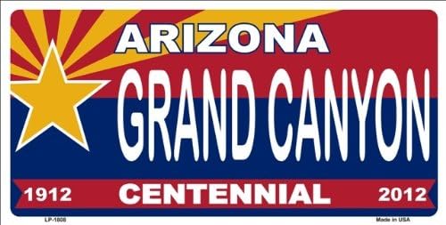 LP-1808 Arizona Centennial j9VWgP GRAND CANYON Vanity Metal Novelty License Plate Tag jnaOU Sign licence lisence license plate metal car sign yutio67 ghj90 6" x 12" standard automotive aluminum metal novelty license plate with 4 holes for easy mounting. Vt6G57f Use KAFMNlTOL this novelty license plate to personalize the front of your vehicle or embellish with ribbon or string and instantly turn it into a sign.