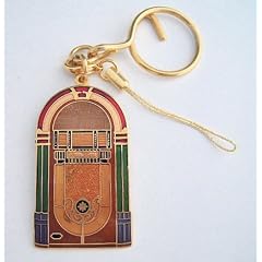 ワーリ ツァージュークボックス キーホルダー（携帯ストラップ付）Wurllitzer Jukebox Keychain
