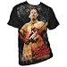 SUBTCM01 Men's Texas Chainsaw Massacre Full-Color Subway T-shirt, Black, X-Large