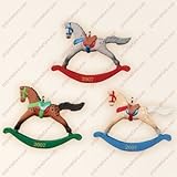 IMAGE OF ROCKING HORSES - A 10 YEAR REUNION 2007 HALLMARK KEEPSAKE ORNAMENT QXE9017