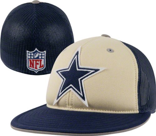 Dallas Cowboys Throwback Mesh Navy Fitted Hat