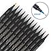 Stationary Cupboard Dual tip Marker Pens, Set of 12 No Duplicates, Brush Pens With Fine And Brush Tip Non Toxic Water Based For Sketching, Painting And Coloring
