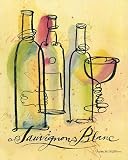 The Wine Cellar, Sauvignon Blanc Art Print by Martha Newton Furman, 8 x 10