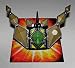 BAKUGAN SEASON 3 LOOSE DARKUS BLACK W/GOLD AIRKOR 50G WEAPON W/ DNA CODES