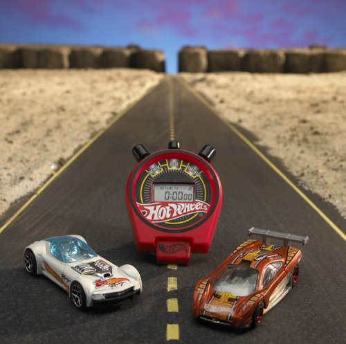 Imagen 2 de Hot Wheels - Pack 2 Vehículos Y Cronómetro (Mattel)