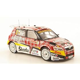 Skoda Fabia S2000, No.2, Gordon, IRC Rally Ypern, 2009, Model Car, Miniature d�j� mont�e, IXO 1:43