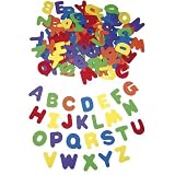 Eduplay Moosgummi Buchstaben - gro&szlig; - 130 St&uuml;ck - Lernspielzeug - Eduplay
