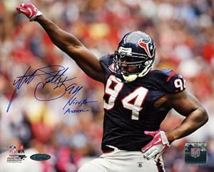 Antonio Smith Signed Autographed Houston Texans 8x10 Photo Ninja Assassin TRISTAR COA