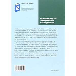 Risikobewertung und -management von Medizinprodukten: Kommentar zu DIN EN ISO 10993-1 unte