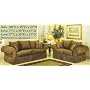 2PC Nicole Olive Green Fabric Sofa Couch Loveseat &hellip visiondecor Furniture
