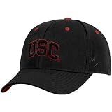 Zephyr USC Trojans Black Fadeout II Fitted Hat