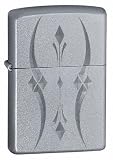 Image of Zippo Lighter press Dean Pristine Curves, Satin Chrome