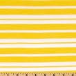 62 Wide Designer Stretch Rayon Blend Jersey Knit Stripe Yellow Fabric By The Yard