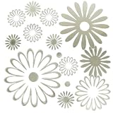Mirrored Wall Stickers - Gerber Daisies