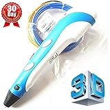 7TECH 3D Printing Pen with LCD Screen Ver.2015 light Blue Free Spatula Included