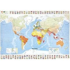 World Map (Rolled - 40" x 56")