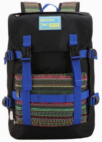 Herebuy - Large School Backpacks Cool Laptop Back Packs For College (Black)