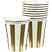 Golden 50th Anniversary Paper Cups 8ct
