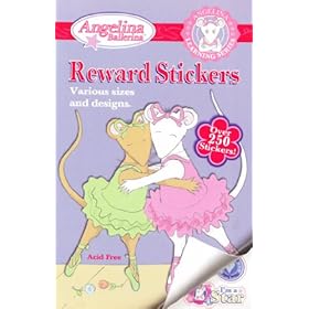  Anglina Ballerina Reward Stickers (250 Sticker Booklet)