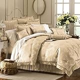 Waterford Dunloe Platinum King Comforter Set 4 Pc