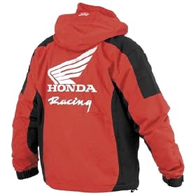 AMA HONDA HOODED NYLON ZIP Jacket X-Large HON610 XL
